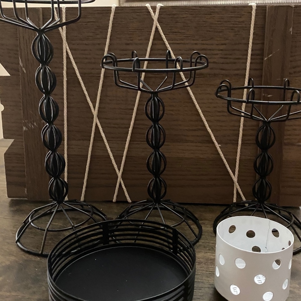 BNIB! 6pc Retired Cold Canyon Candle Holders